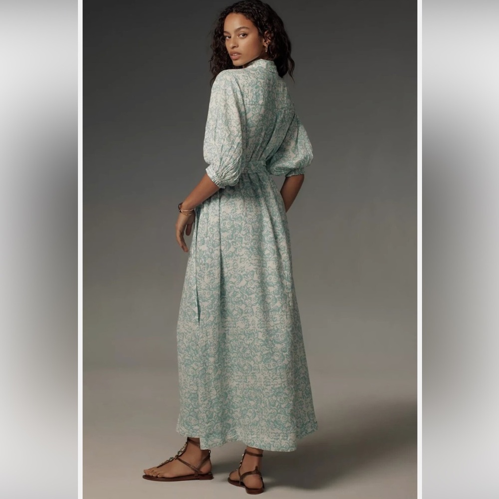 The Irene Linen Shirt Dress by Maeve from Anthropologie